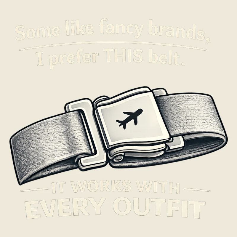 THIS Belt Spruch: Sitzgurt Flugzeug