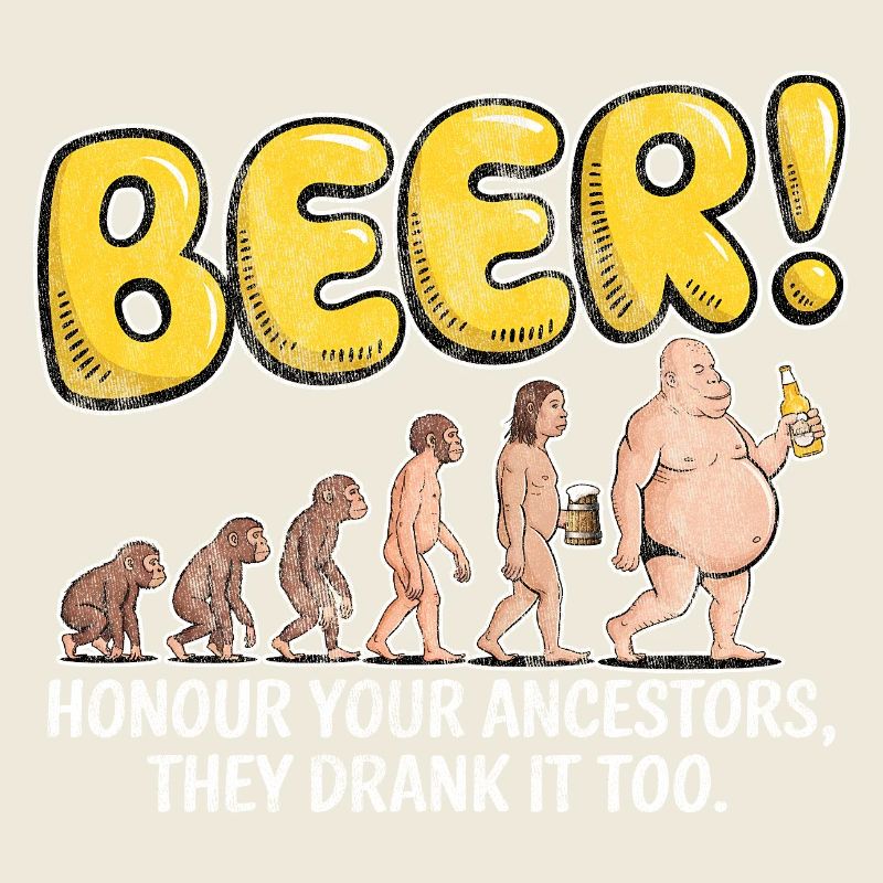 Evolution Beer Lustiges Witziges Bier