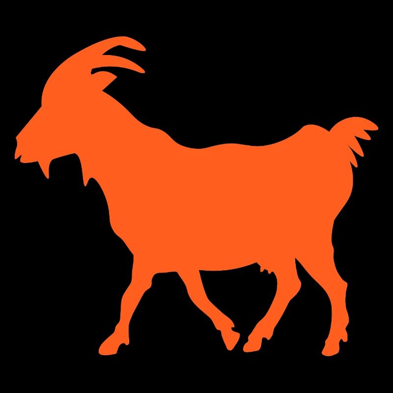 Ziege orange GOAT