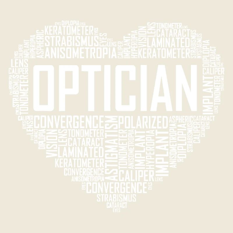 Optician Heart Typography