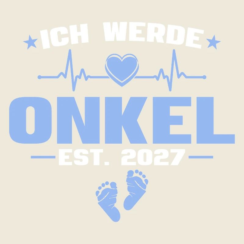 Ich werde Onkel 2027 - Baby Ankündigung Geschenk