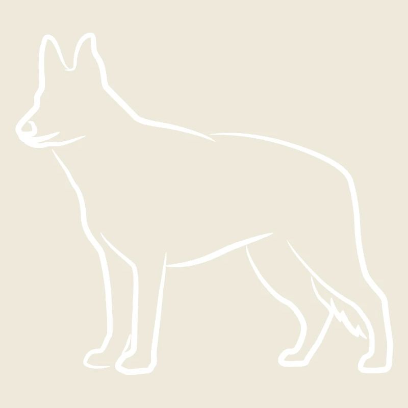 Sketch du berger allemand