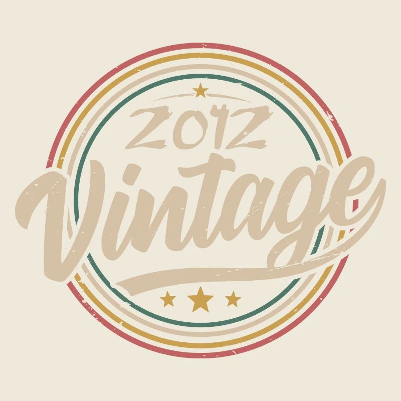 2012 Vintage 2012 Geburtstagsgeschenk - Retro Stil 2012