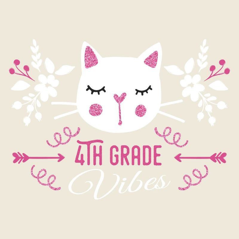 4th grade | Grade Vibes Back to School Cute Cat