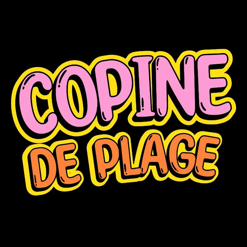 Copine de plage