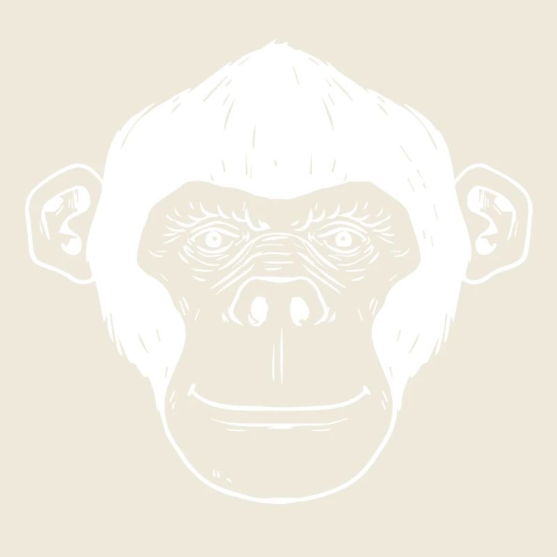 Monkey chimpanzee monkey face gift monkey