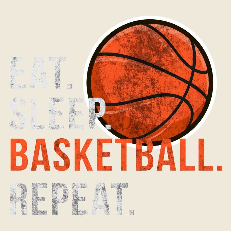Eat Sleep Basketball Repeat - Scratch