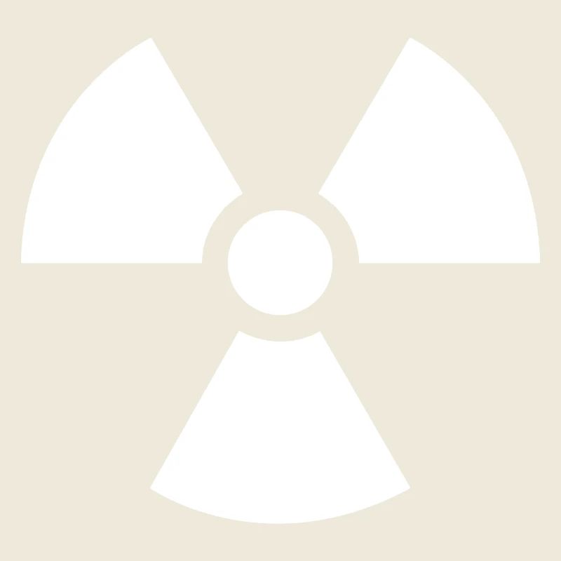 Radioactive white logo