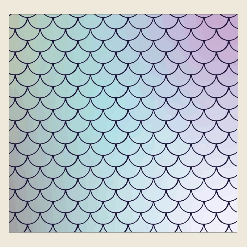 Watercolor Fish Scales Pattern