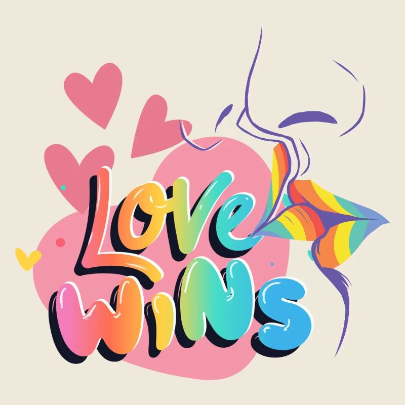 L’explosion de couleur de Love Win