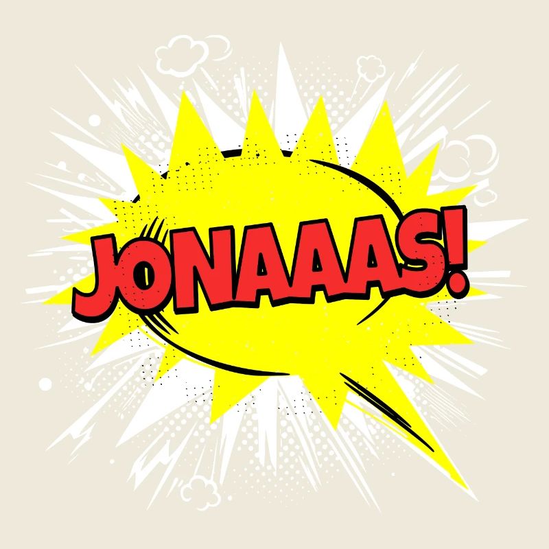 Jonah's Name Funny Speech Bubble Jonaaas!