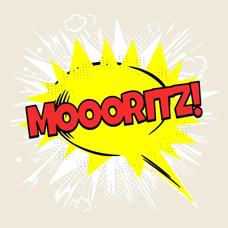 Moritz Name Funny Speech Bubble Moooritz!