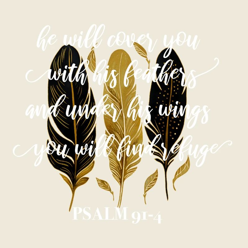 Bibelvers Psalm 91:4