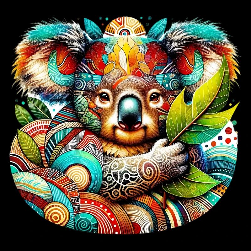 Kunstvoller Koala