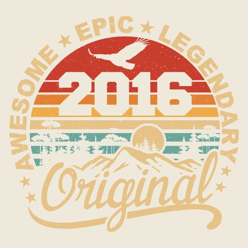 Original 2016 Retro 2016 Geburtstagsgeschenk 2016