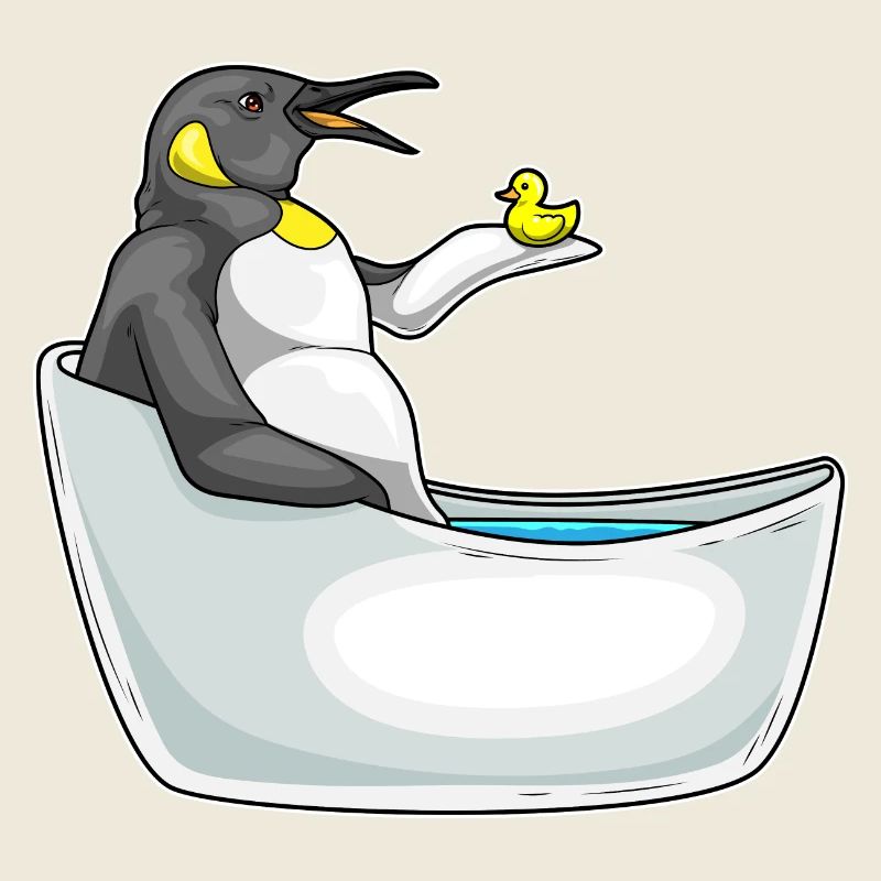 Pingouin Baignoire Canard