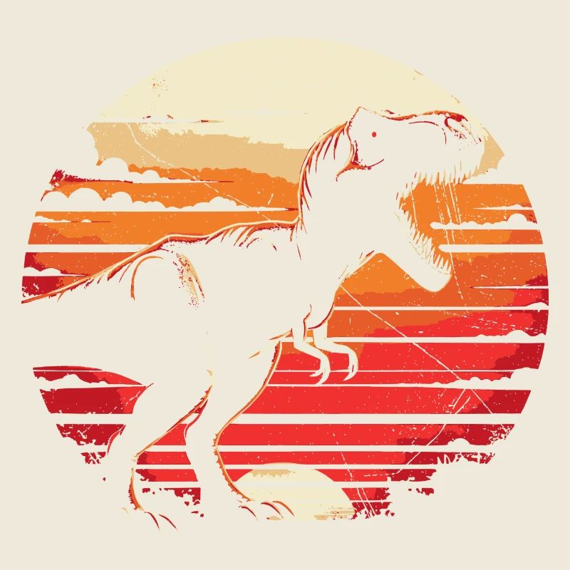 Dinosaur T-Rex Retro Vintage Dinosaur Lovers Gift