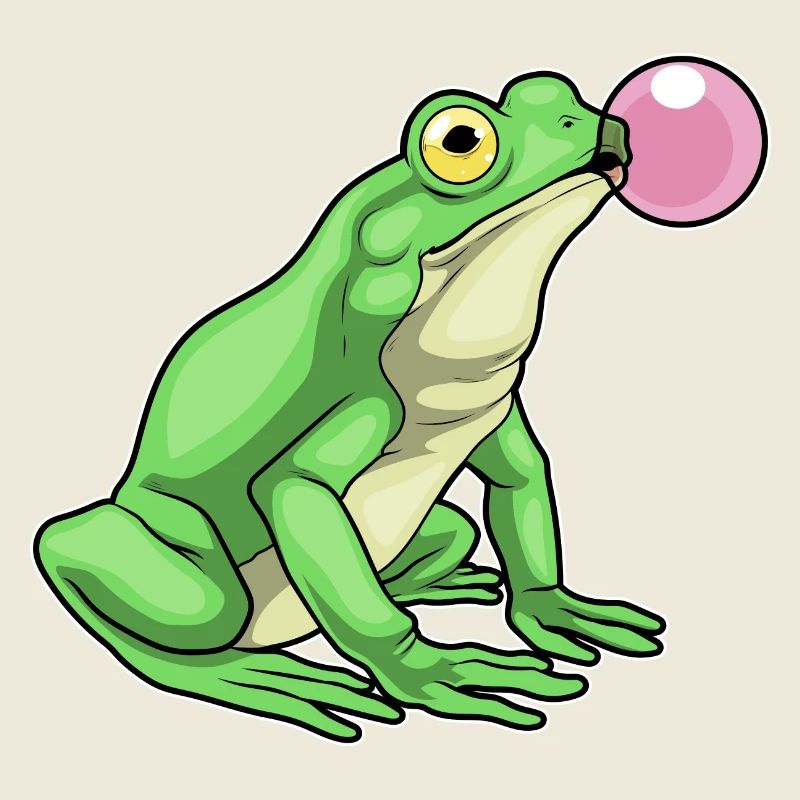 Gomme à mâcher Frog