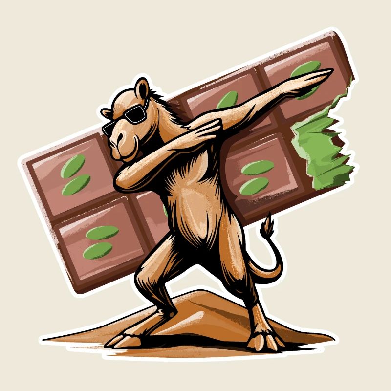 Dabbing Dromadary & Chocolat de Dubaï