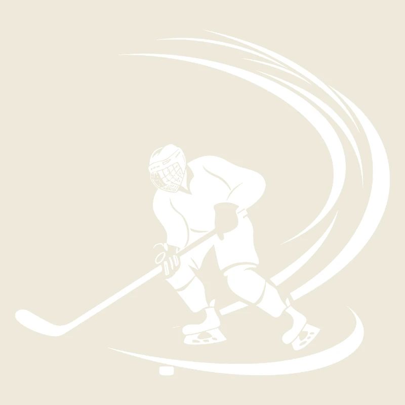 hockey player sketch