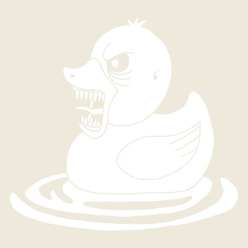 Canard démoniaque blanc