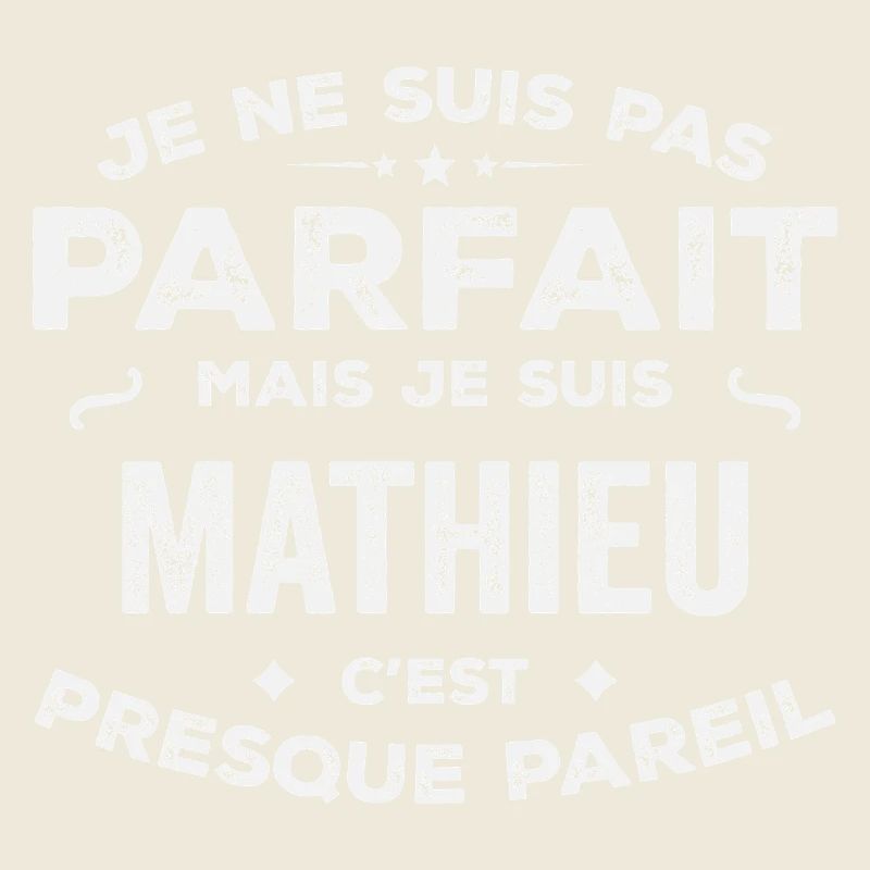 Mathieu A first name, a story, a personality