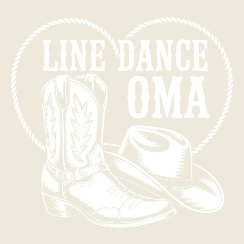 Line Dance Granny Western Flair