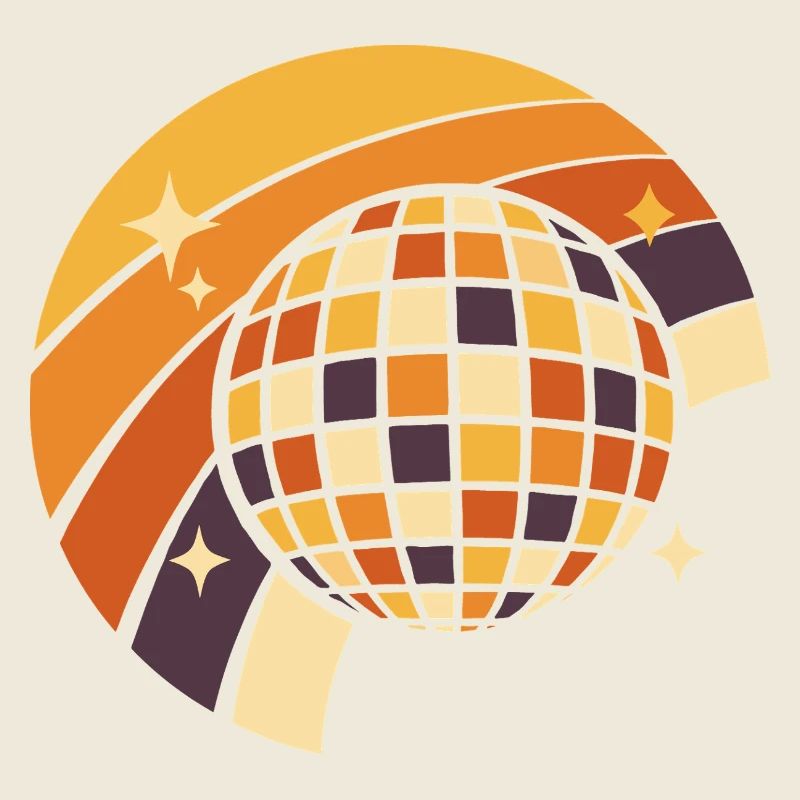 Disco Ball Retro Party 80s Gift