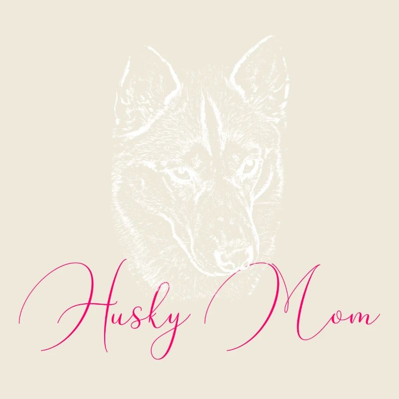 Husky Mom Kunstdruck