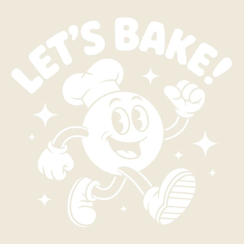 Let's Bake! Cartoon Cookie Character