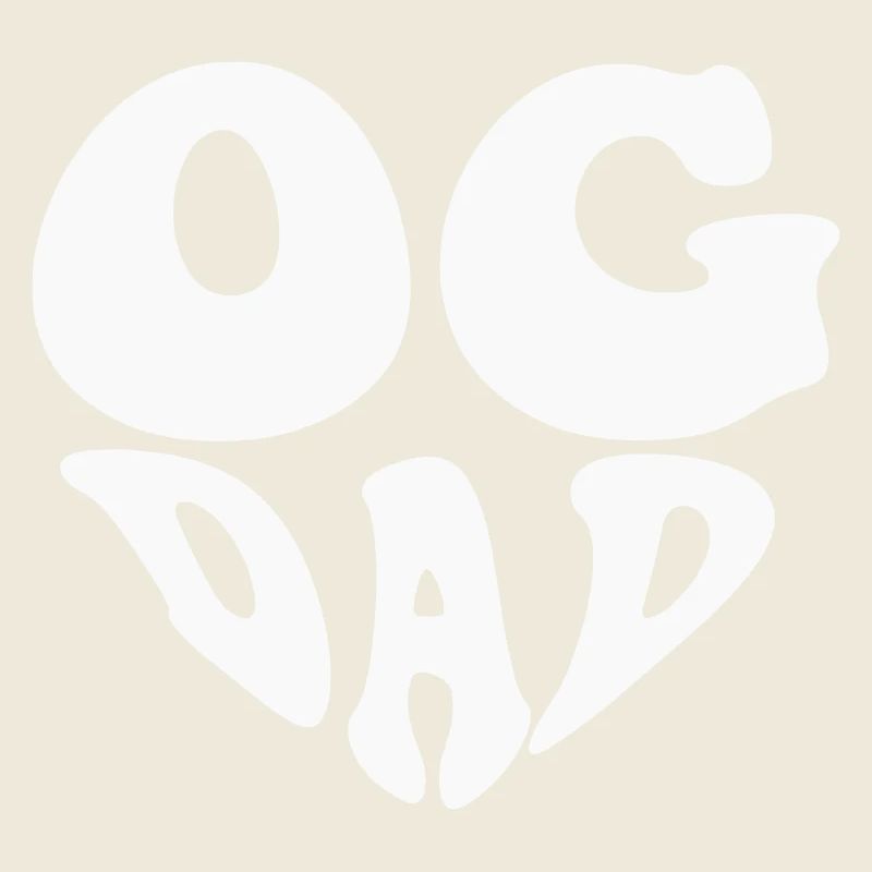 OG Dad - Small Heart (Custom Color)