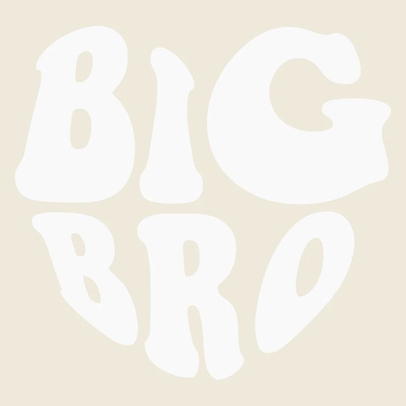 Big Brother Heart Logo – Anpassbare Farbe