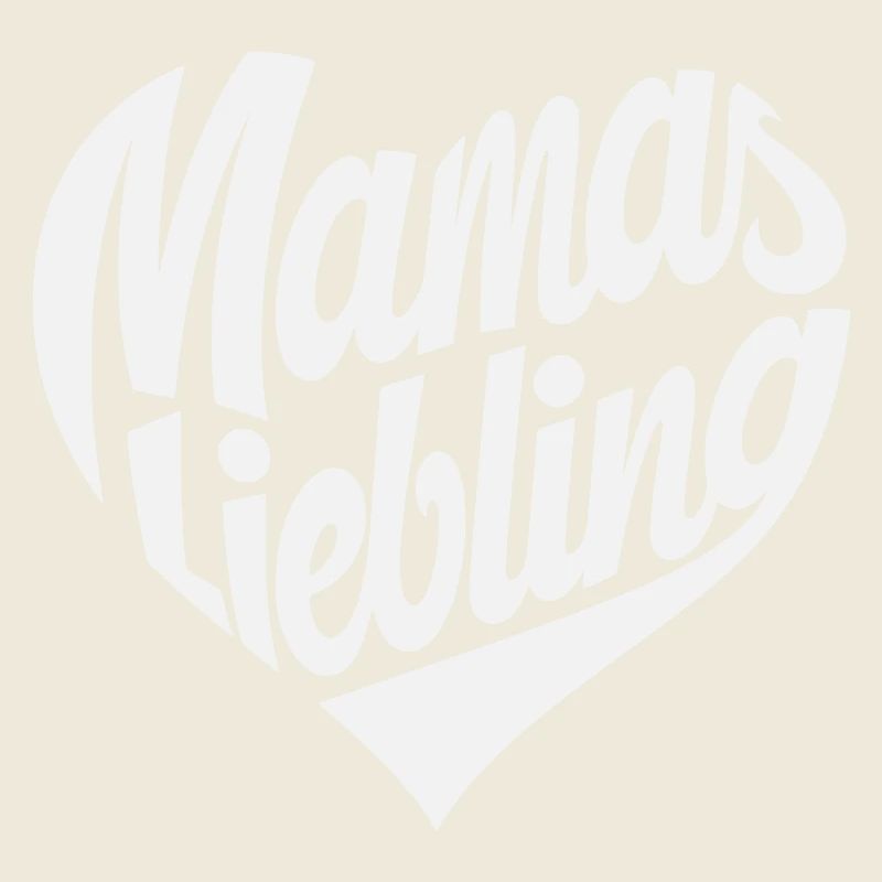 Mamas Liebling Herzdesign