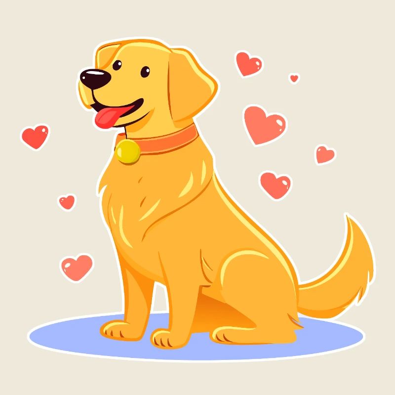 Cute Golden Retriever (comic)