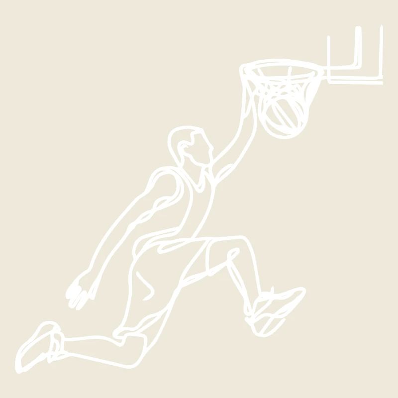 Basketball Coach Drawing