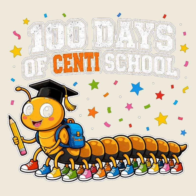 Centipede 100 jours d’école Cent jambes