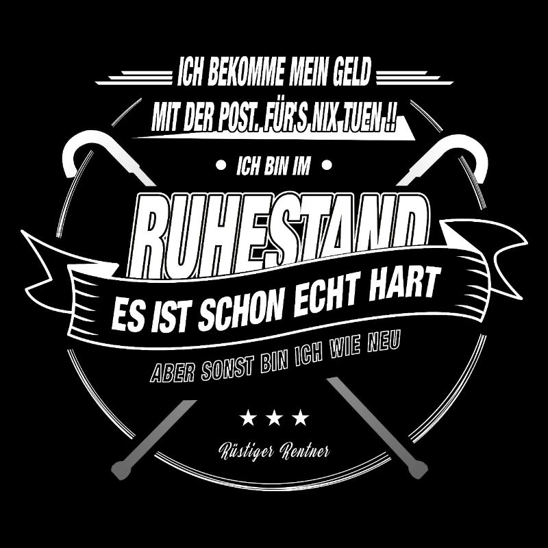 Ruhestand - Rente - Pension - Geld mit der Post