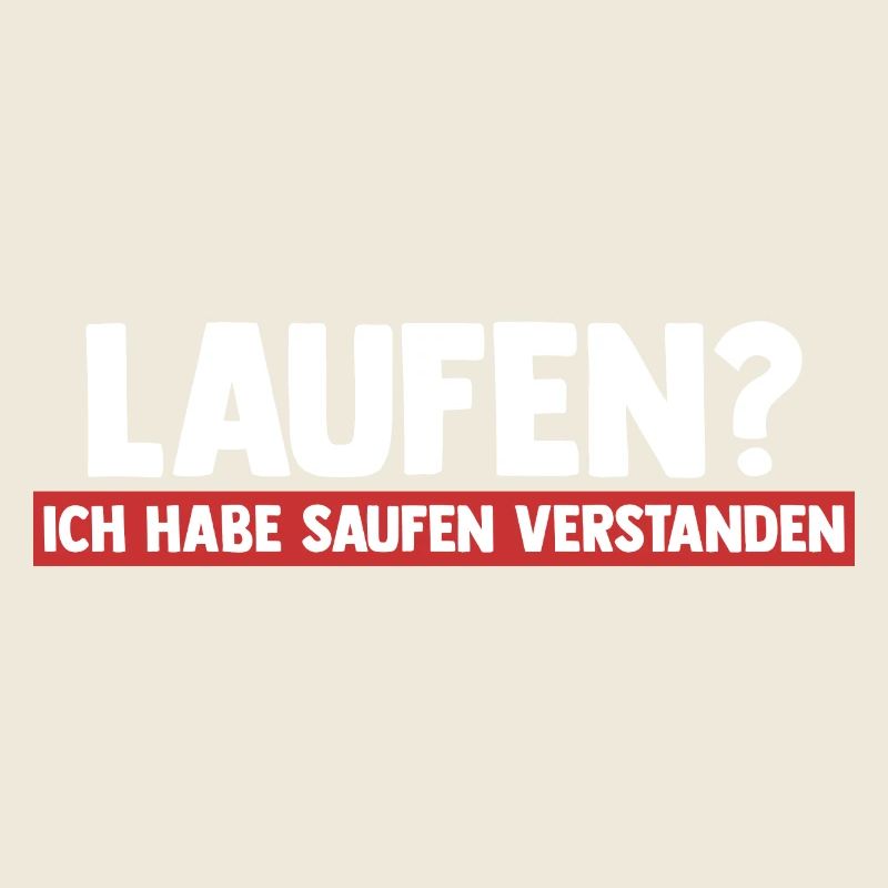 Bier Saufen Läufer Joggen Laufen