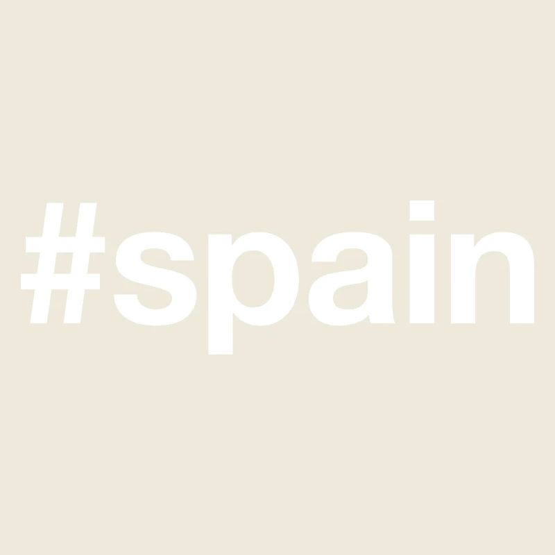 SPAIN Hashtag Spanien