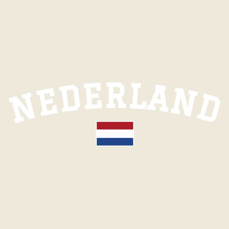 Nierderlande Flagge Design Weiss