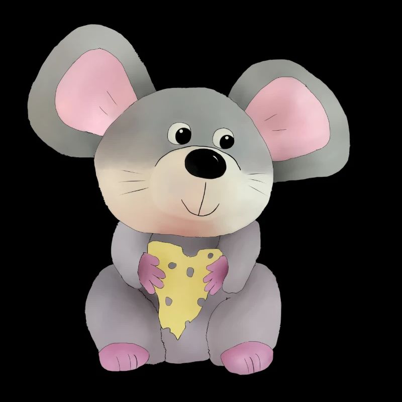 Maus mit Käse