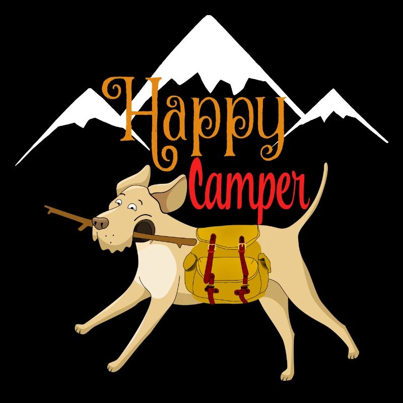 Wandern Wanderer Hund Hundehalter Welpe Camping