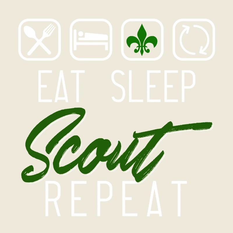 Mangez le sommeil Répéter Scout