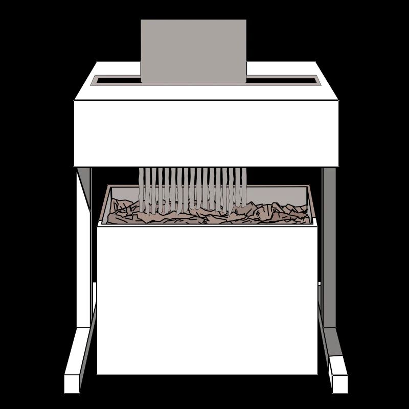 travail de bureau machine à papier déchiqueteuse idée cadeau