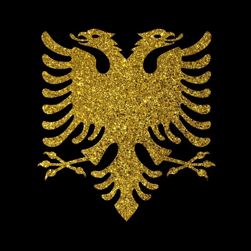 ALBANIE GOLD EAGLE Idée Cadeau Design Thème