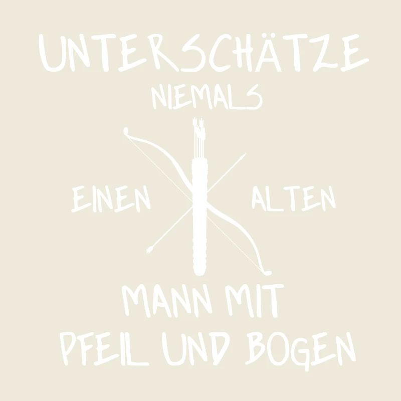 Bogenschießen Bogenschütze Hobby Geschenk Pfeil
