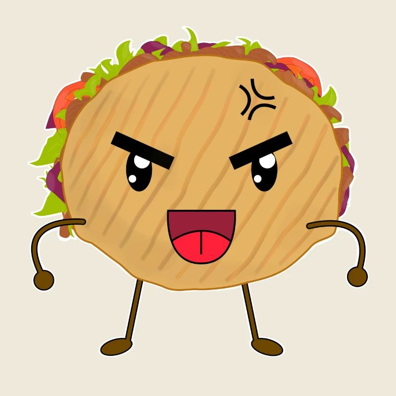 Süßer Knuffiger Döner Lustig