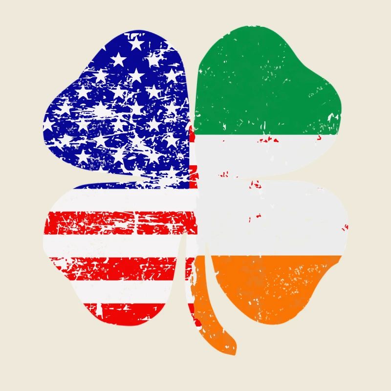 American Irish Clover Leaf Gift