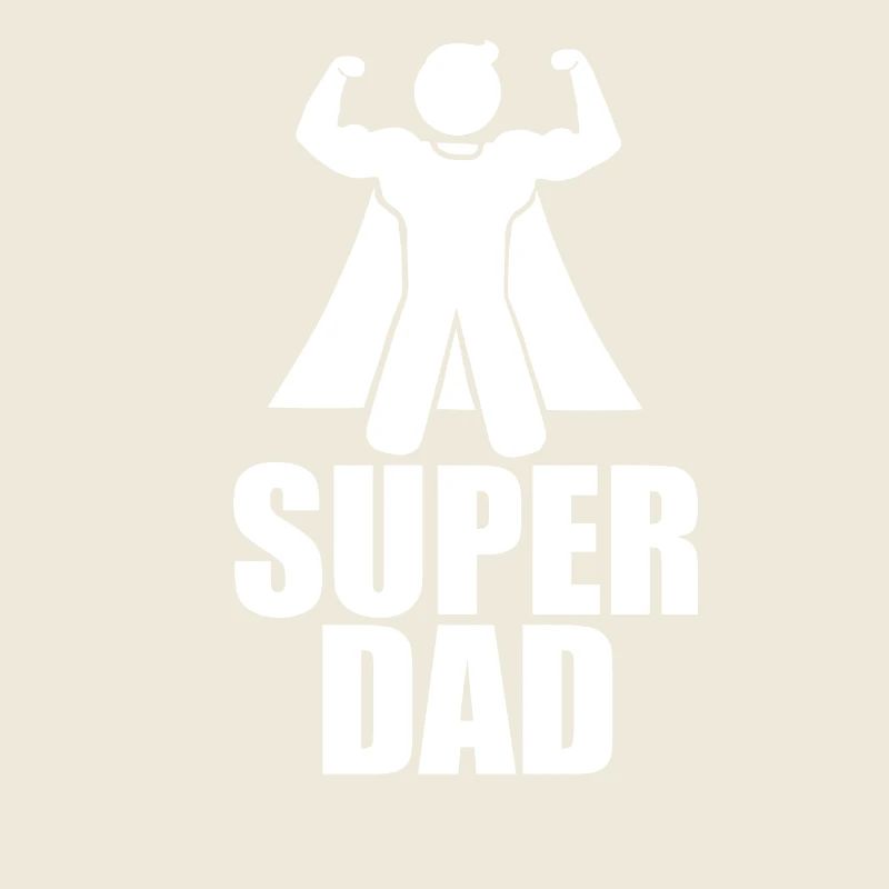 "SUPER DAD" Tshirt - Geschenkidee