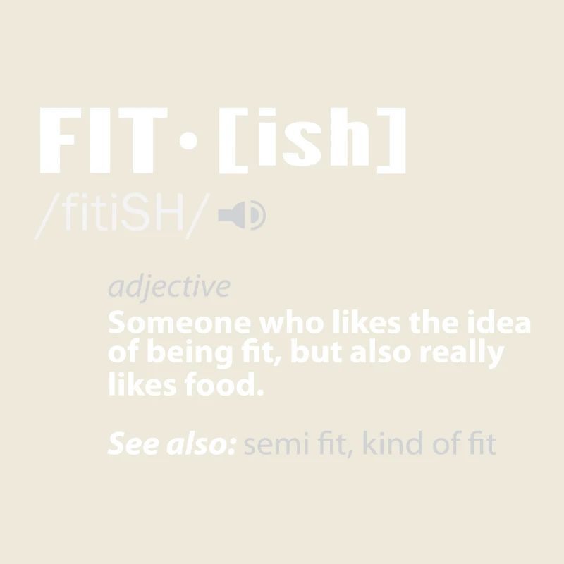 Fit drôle - ish exercice Workout Gym cadeau